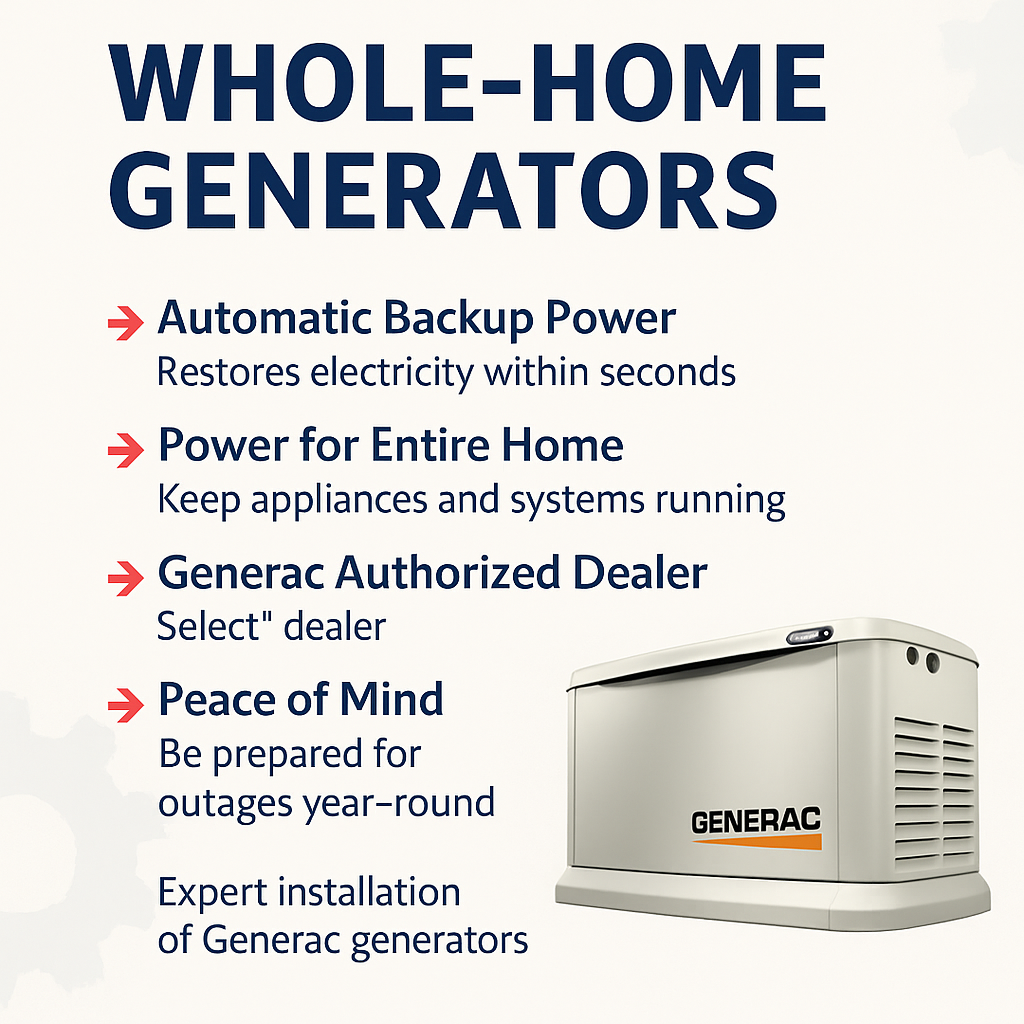generac whole home generators bobby terry company